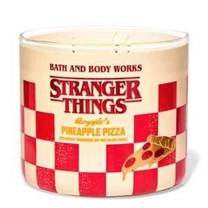 Bath and Body Works Stranger Things Argyle's Pineapple Pizza 3-Wick Candle